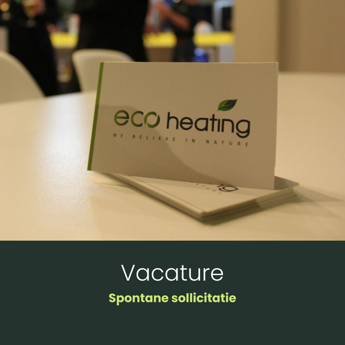 vacature spontane sollicitatie